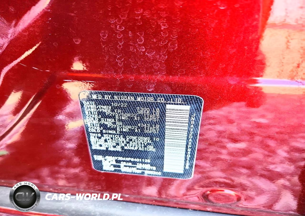 2023 Nissan Armada Platinum VIN:JN8AY2DAXP9401125 - 13
