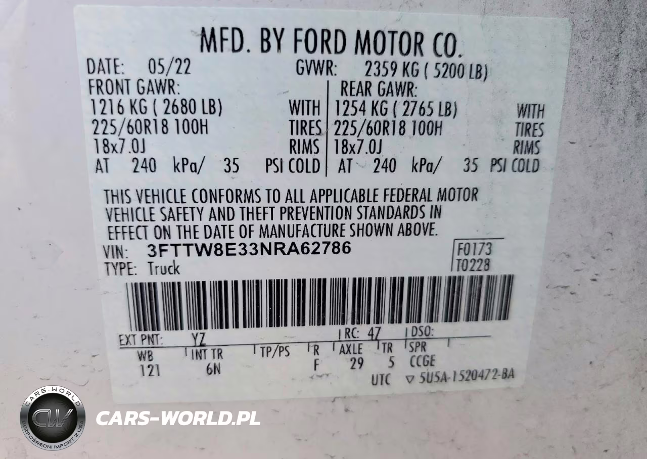 2022 Ford Maverick Xl VIN:3FTTW8E33NRA62786 - 12