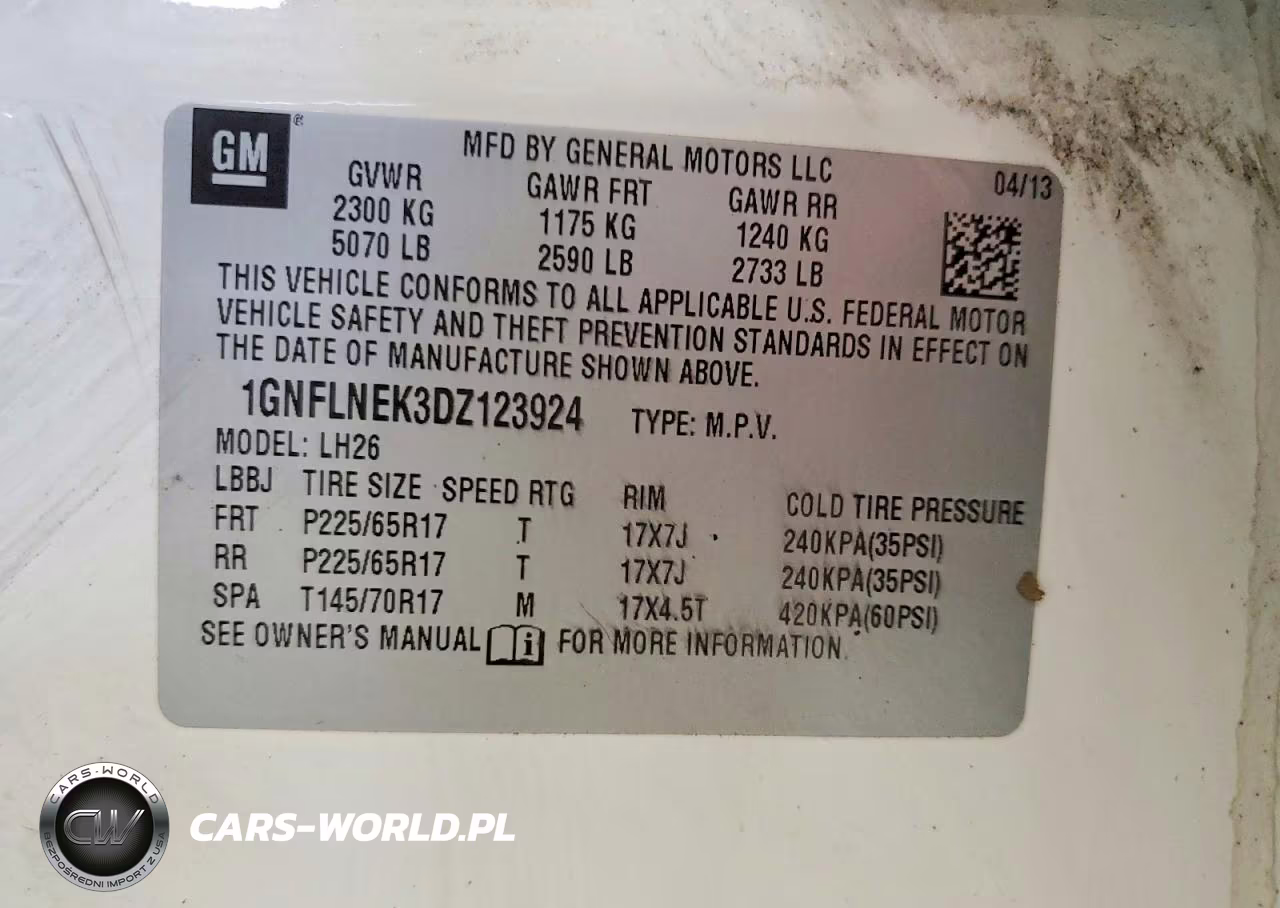 2013 Chevrolet Equinox Lt VIN:1GNFLNEK3DZ123924 - 13