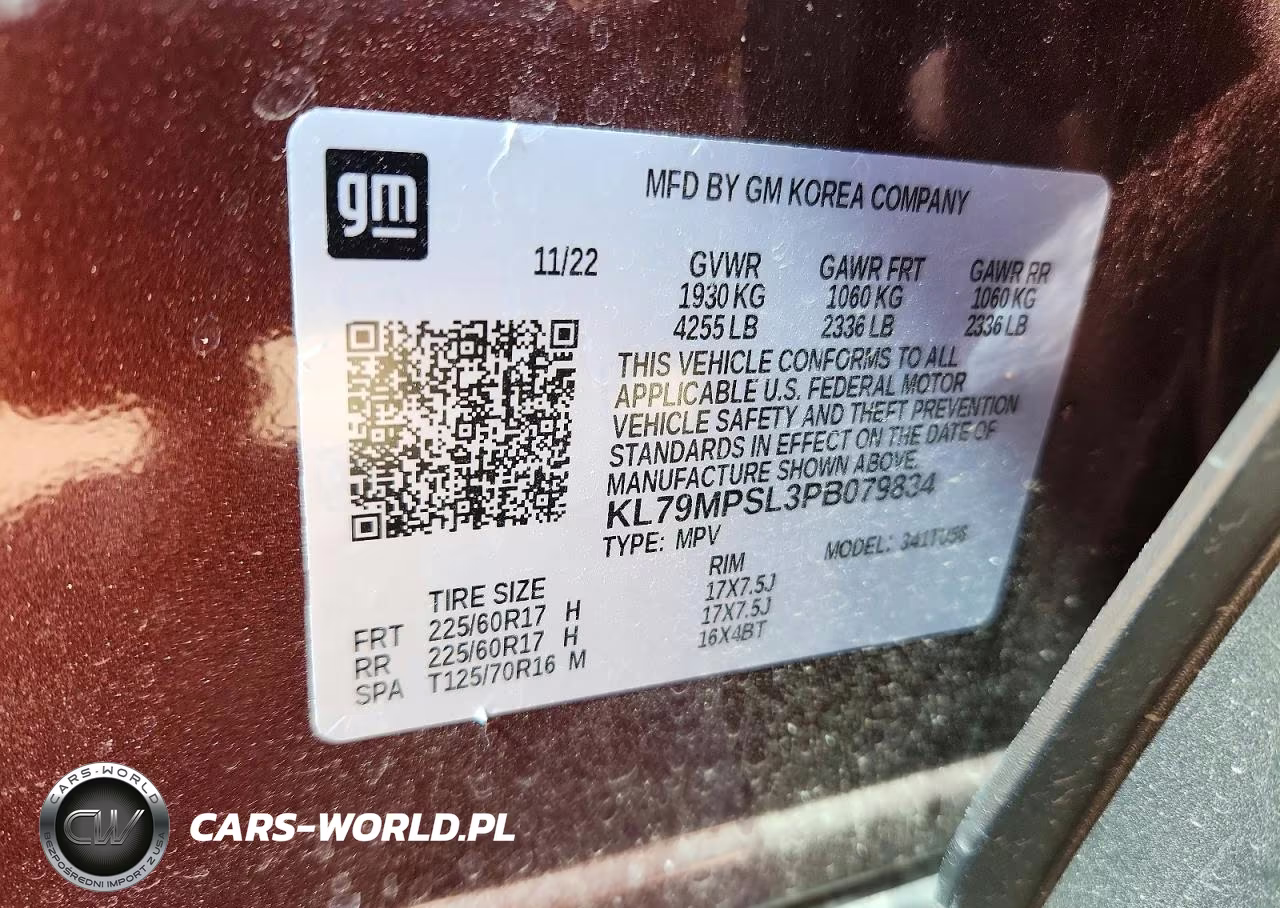 2023 Chevrolet Trailblazer Lt VIN:KL79MPSL3PB079834 - 14