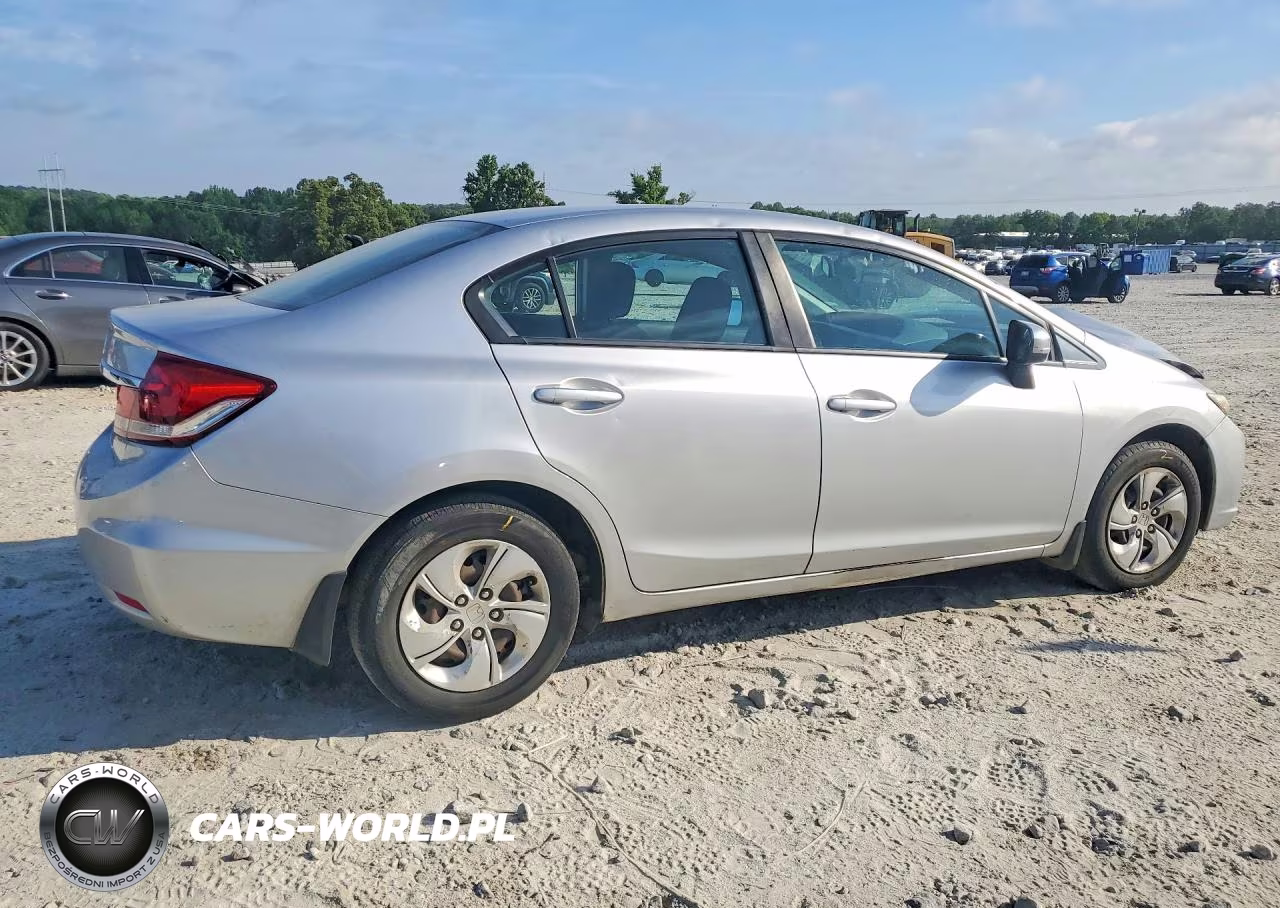 2014 Honda Civic Lx VIN:19XFB2F56EE028872 - 3