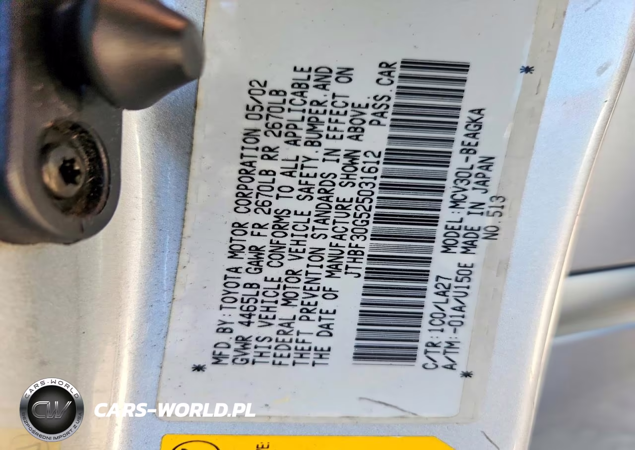 2002 Lexus Es 300 VIN:JTHBF30G525031612 - 13