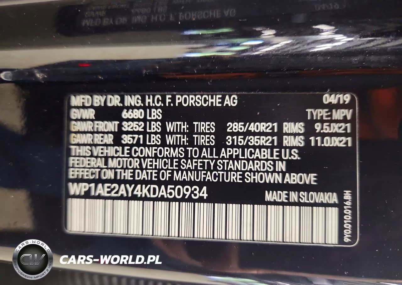 2019 Porsche Cayenne Se Hybrid VIN:WP1AE2AY4KDA50934 - 13