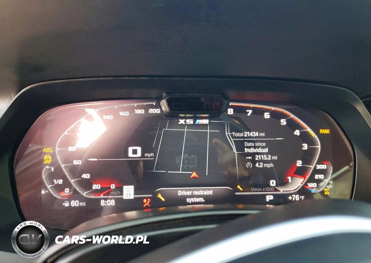 2022 BMW X5 M VIN:5YMJU0C02N9L56562 - 9