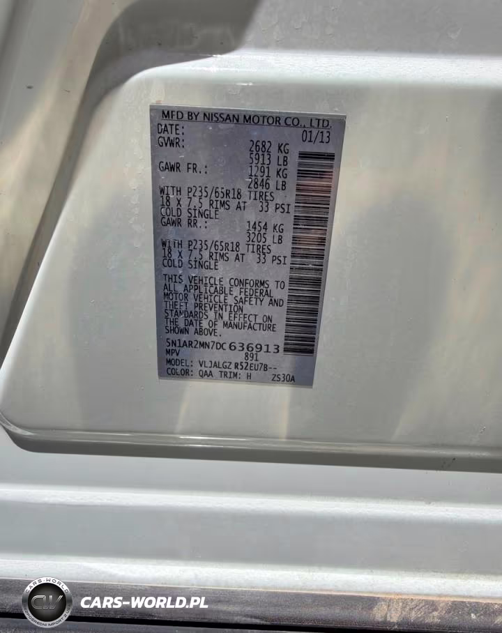 2013 Nissan Pathfinder Sl VIN:5N1AR2MN7DC636913 - 10