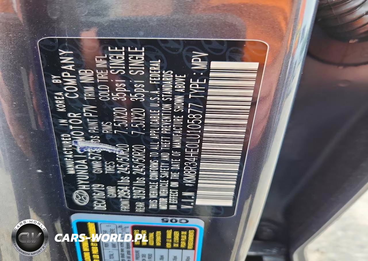 2020 Hyundai Palisade Sel VIN:KM8R34HE0LU105877 - 13
