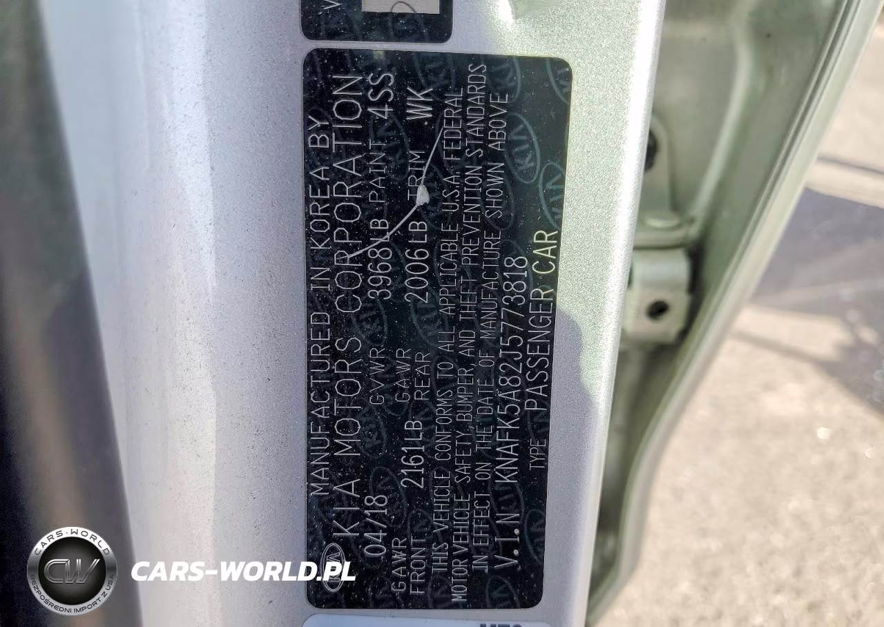 2018 Kia Forte Lx VIN:KNAFK5A82J5773818 - 13