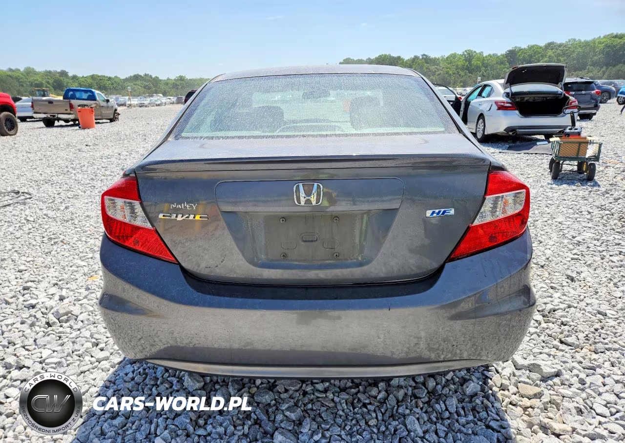 2012 Honda Civic Hf VIN:2HGFB2F64CH518609 - 6