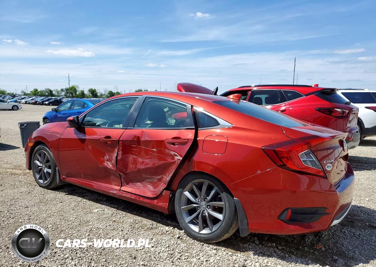 2019 Honda Civic Exl VIN:JHMFC1F73KX004192 - 2