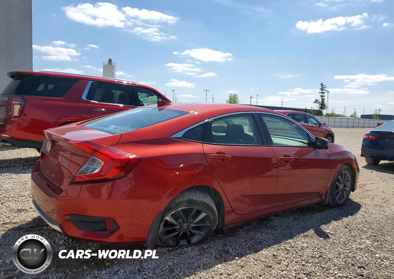 2019 Honda Civic Exl VIN:JHMFC1F73KX004192 - 3