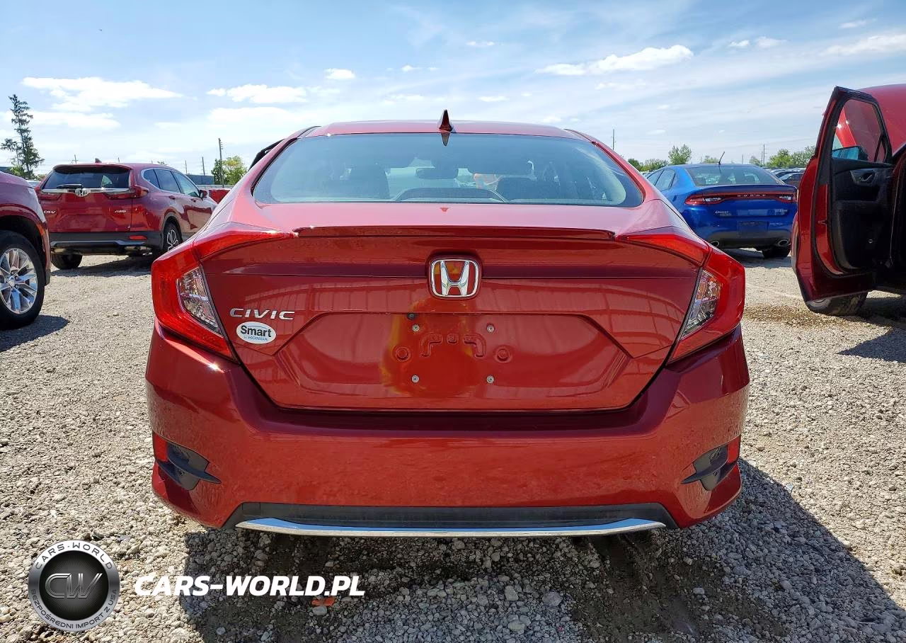 2019 Honda Civic Exl VIN:JHMFC1F73KX004192 - 6