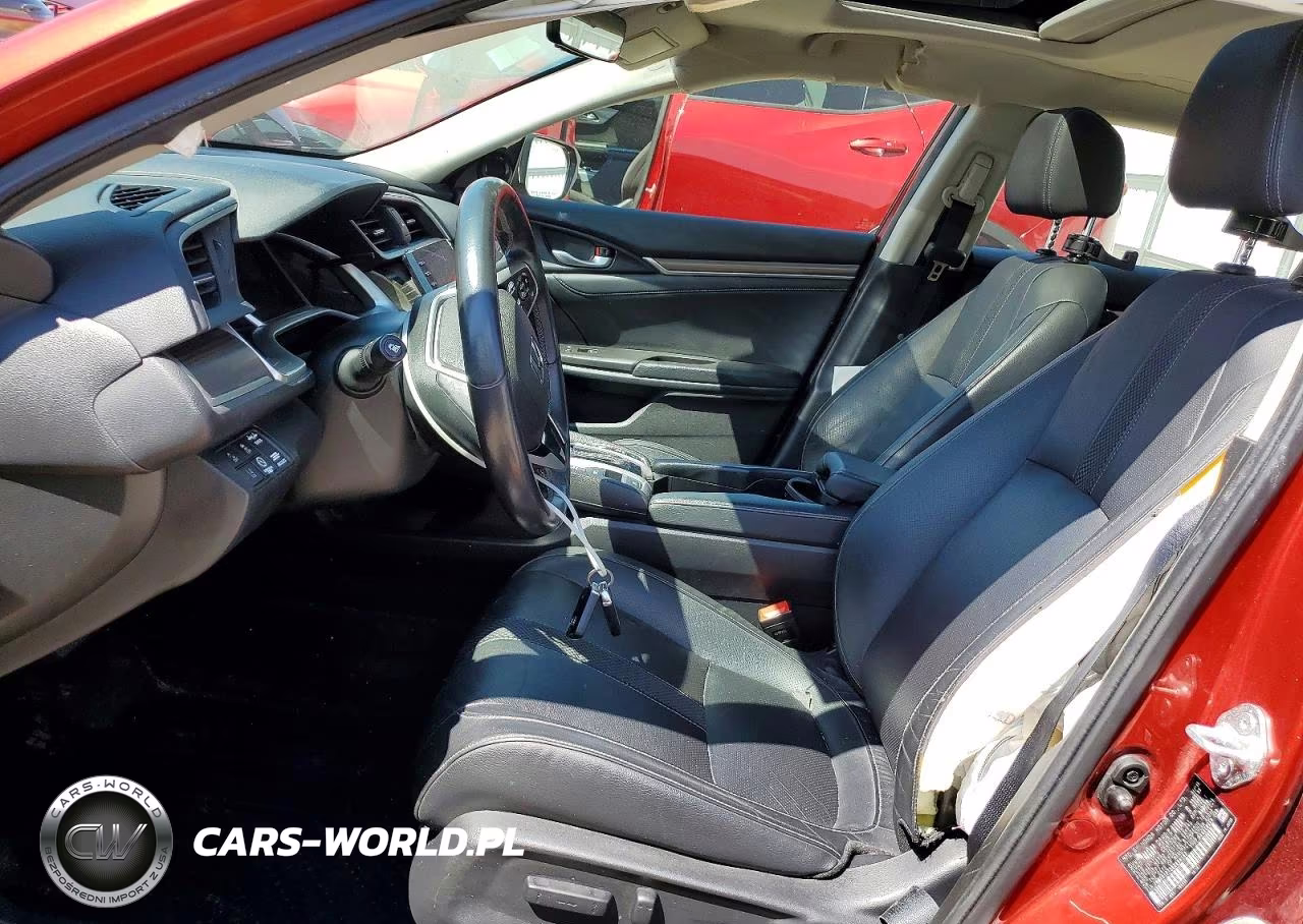 2019 Honda Civic Exl VIN:JHMFC1F73KX004192 - 7
