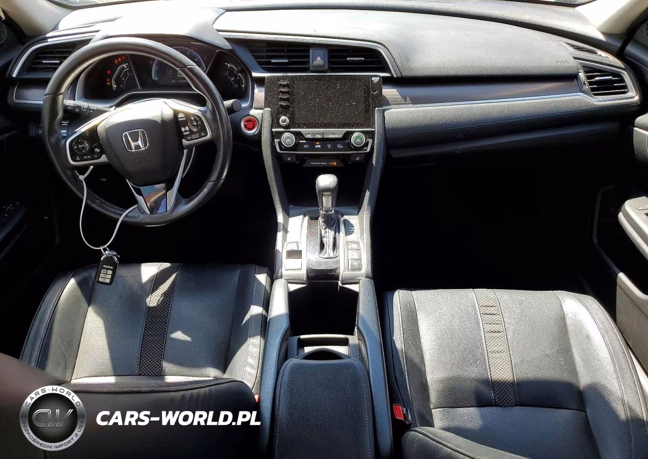 2019 Honda Civic Exl VIN:JHMFC1F73KX004192 - 8