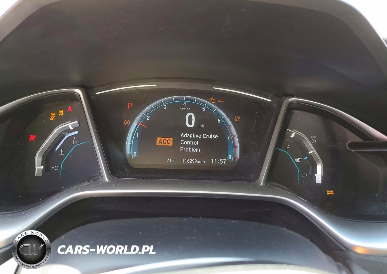 2019 Honda Civic Exl VIN:JHMFC1F73KX004192 - 9