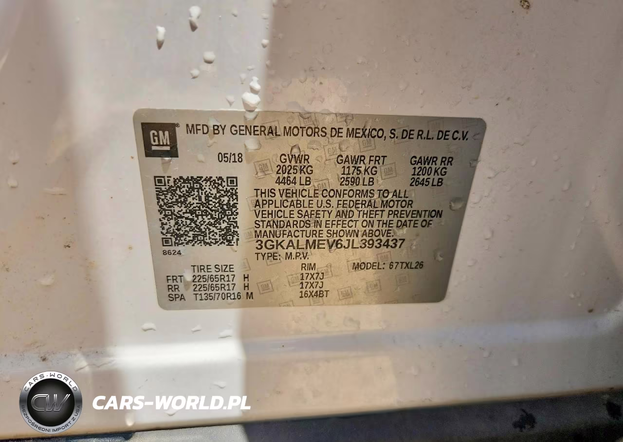 2018 GMC Terrain Sle VIN:3GKALMEV6JL393437 - 14