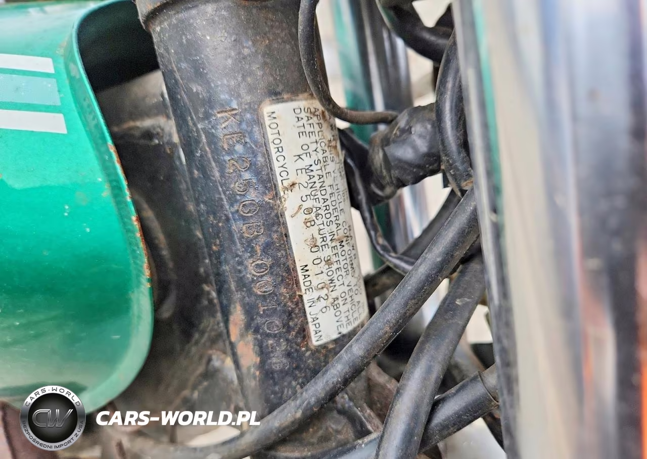 1977 Kawasaki Enduro 250 VIN:KE250B001026 - 9
