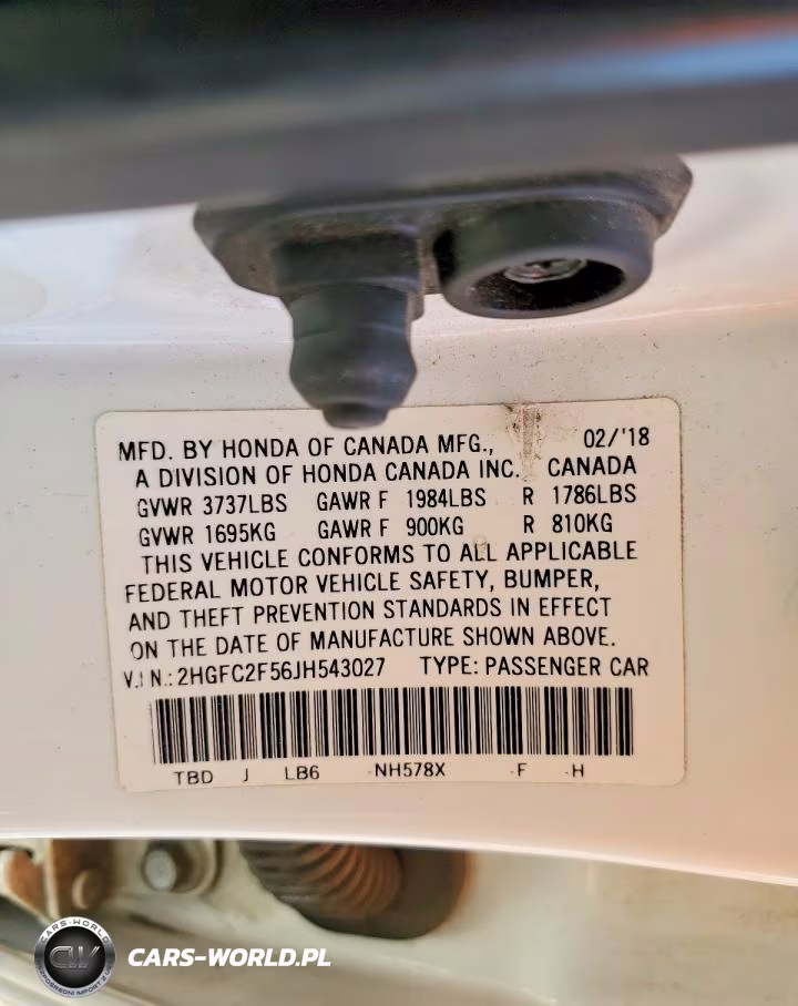 2018 Honda Civic Lx VIN:2HGFC2F56JH543027 - 12