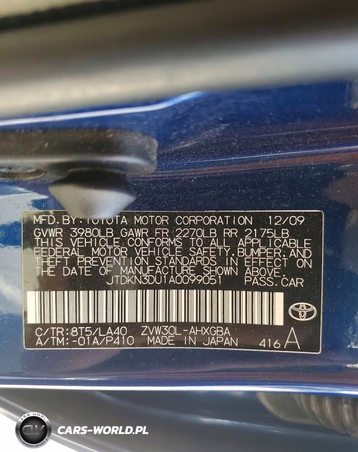 2010 Toyota Prius Iv VIN:JTDKN3DU1A0099051 - 12