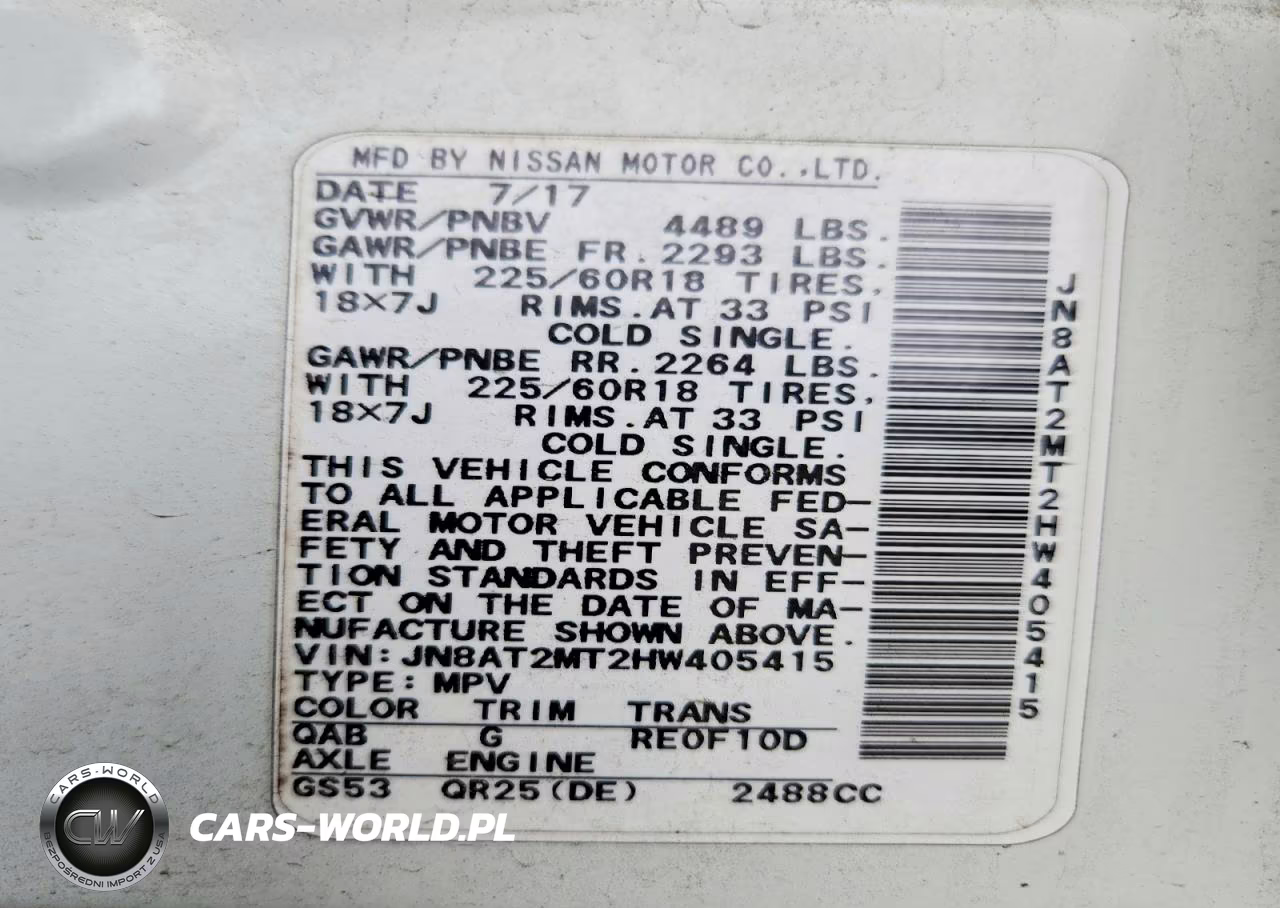 2017 Nissan Rogue Sl VIN:JN8AT2MT2HW405415 - 14