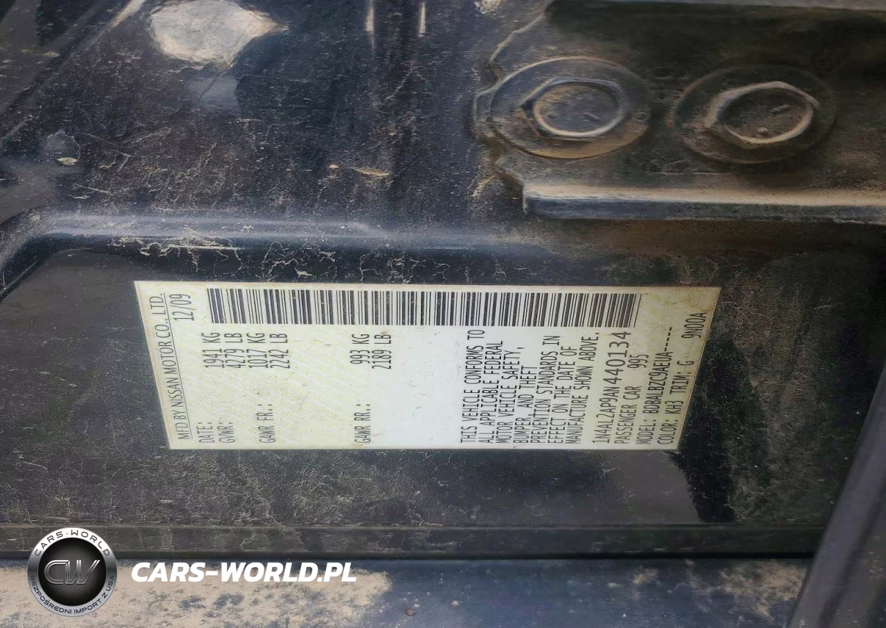 2010 Nissan Altima 2.5 VIN:1N4AL2AP9AN440134 - 12