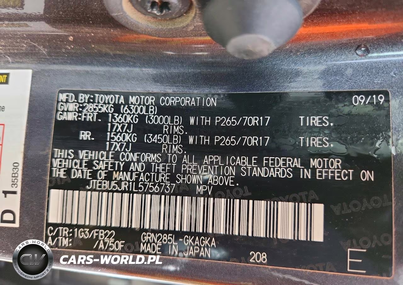 2020 Toyota 4Runner Sr5 VIN:JTEBU5JR1L5756737 - 14
