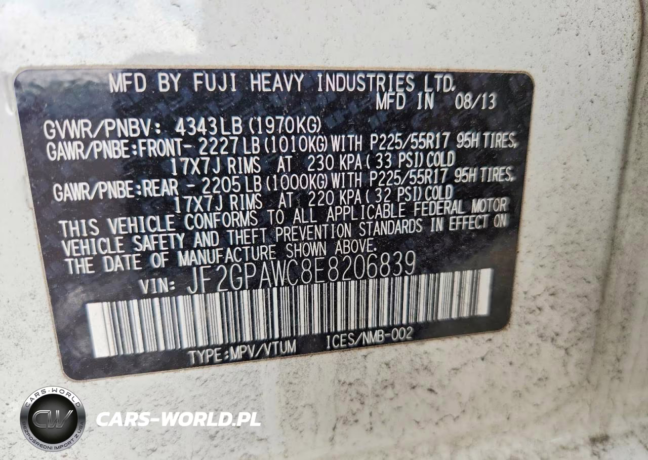 2014 Subaru Xv Crosstrek 2.0 Premium VIN:JF2GPAWC8E8206839 - 13