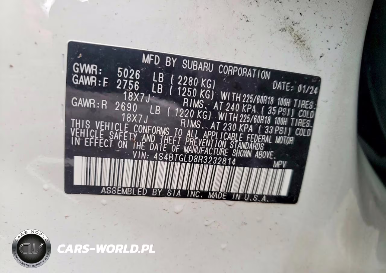 2024 Subaru Outback Onyx Edition Xt VIN:4S4BTGLD8R3232814 - 13