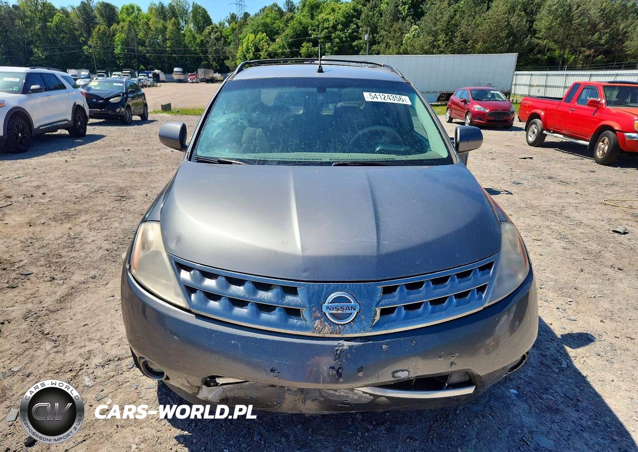 2007 Nissan Murano S VIN:JN8AZ08T17W524293 - 5