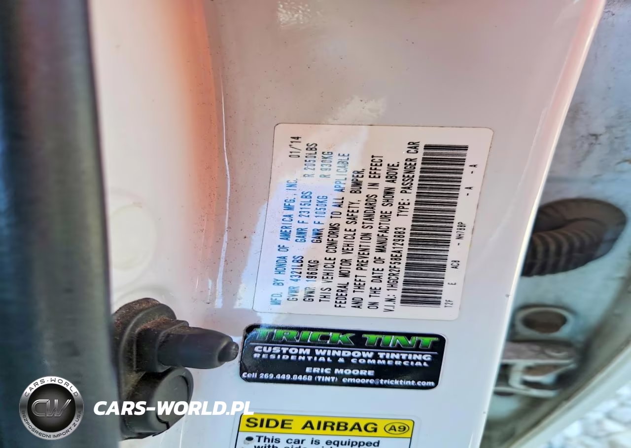 2014 Honda Accord Sport VIN:1HGCR2F58EA129883 - 12
