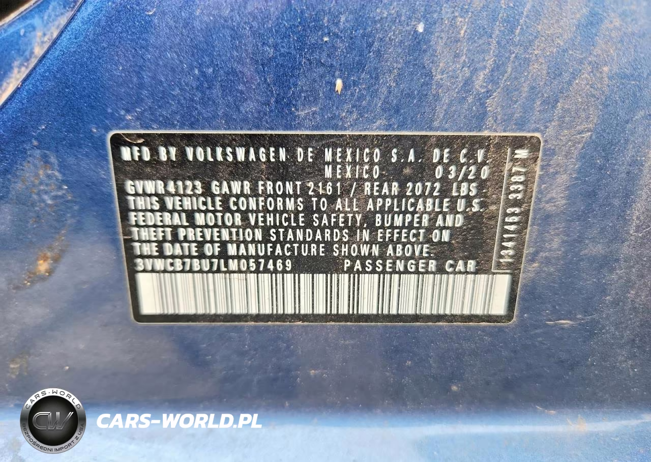 2020 Volkswagen Jetta S VIN:3VWCB7BU7LM057469 - 12