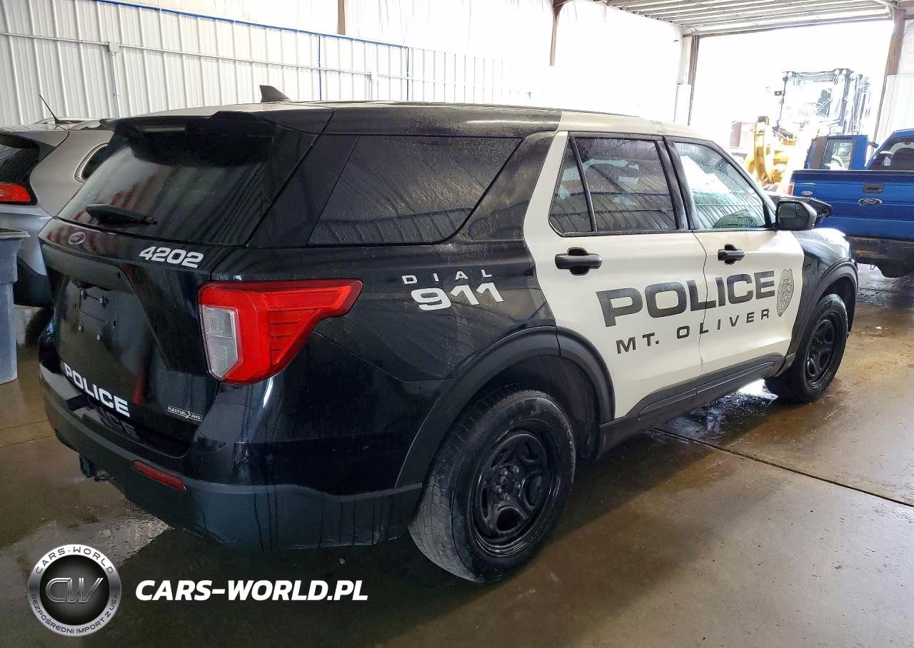 2021 Ford Explorer Police Interceptor VIN:1FM5K8AB3MGB61725 - 3