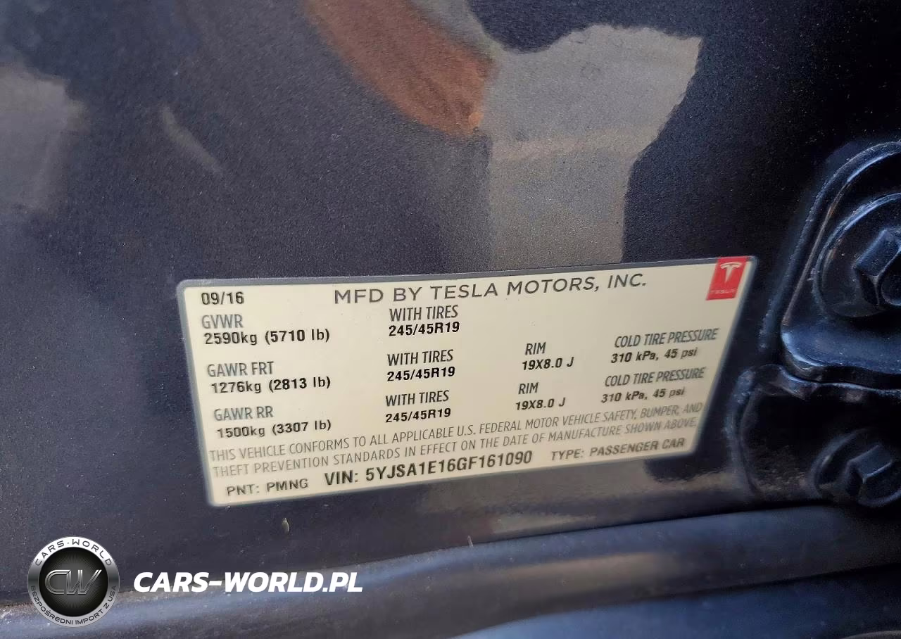 2016 Tesla Model S VIN:5YJSA1E16GF161090 - 13