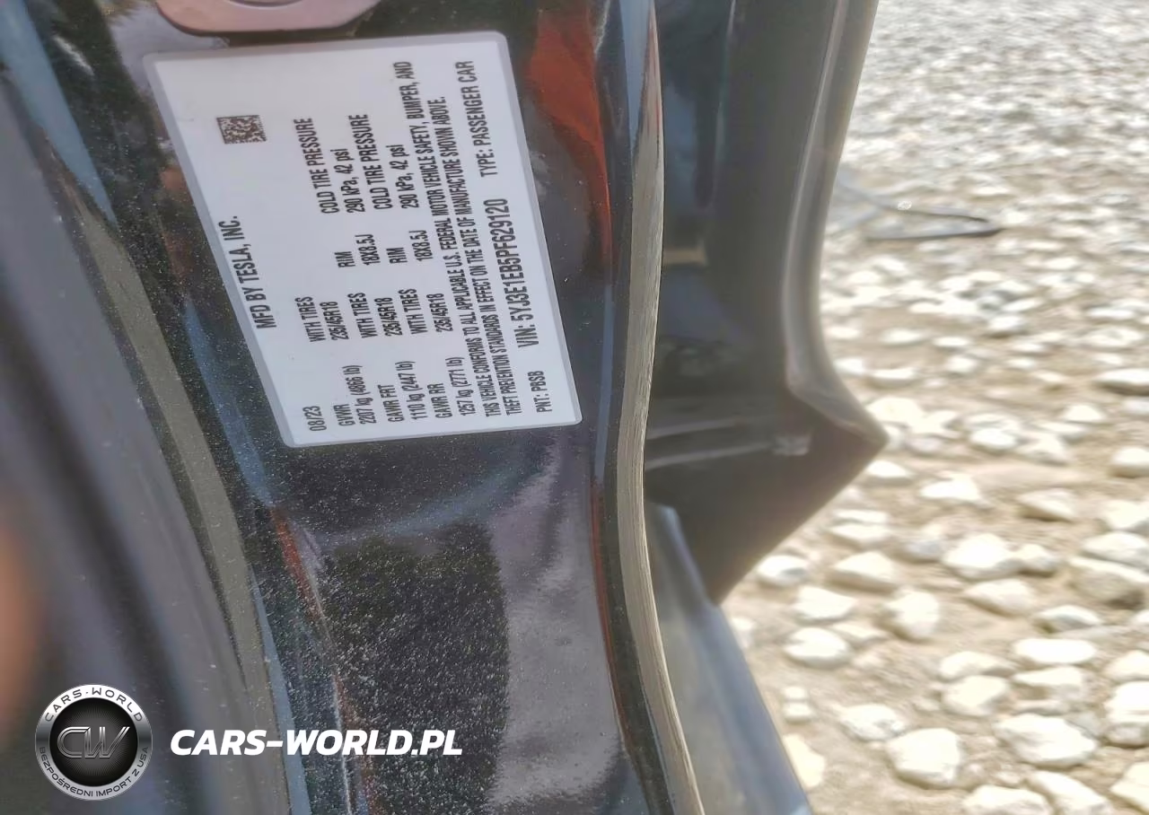 2023 Tesla Model 3 VIN:5YJ3E1EB5PF629120 - 12