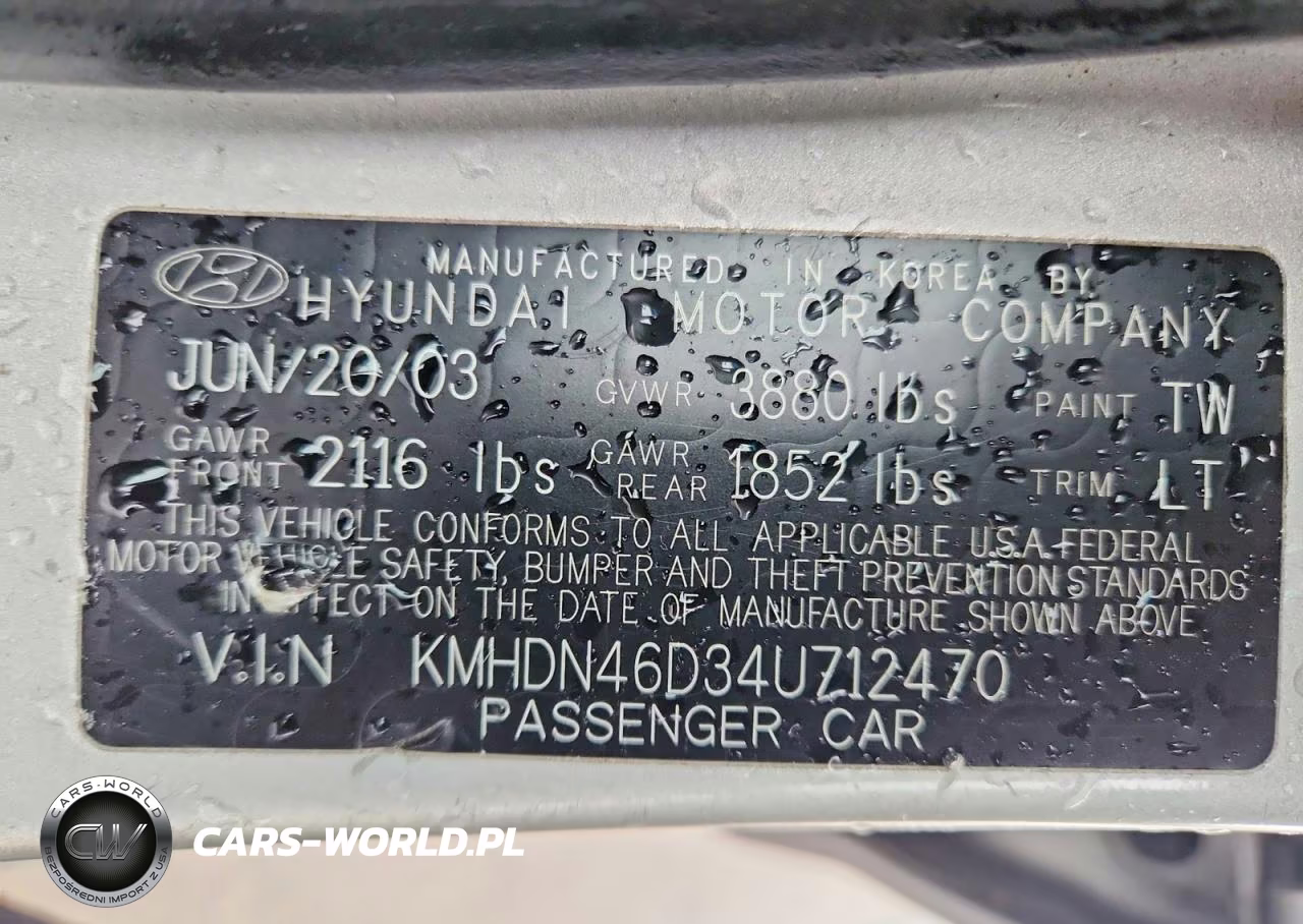 2004 Hyundai Elantra Gls VIN:KMHDN46D34U712470 - 12