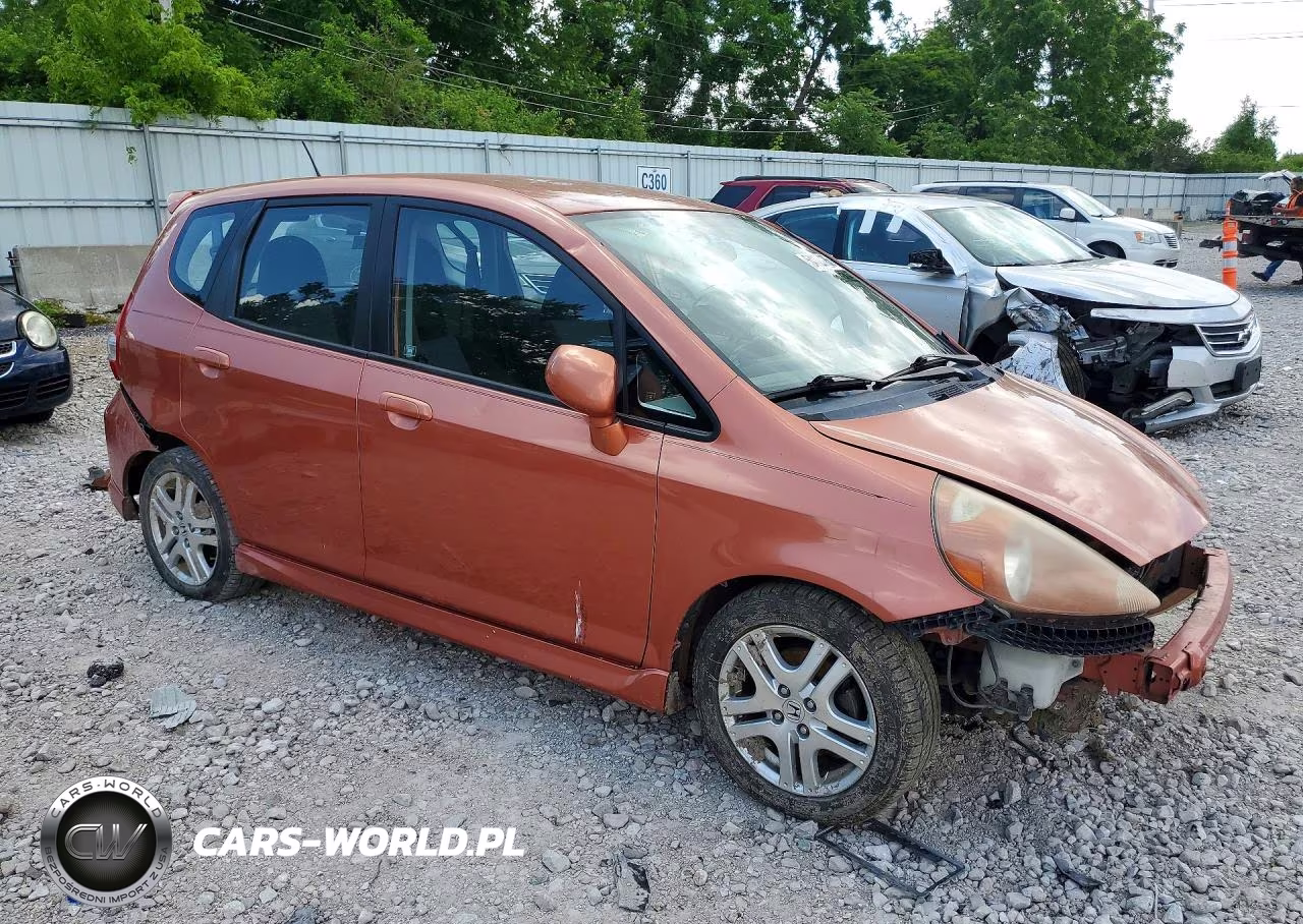 2008 Honda Fit Sport VIN:JHMGD37648S027540 - 4