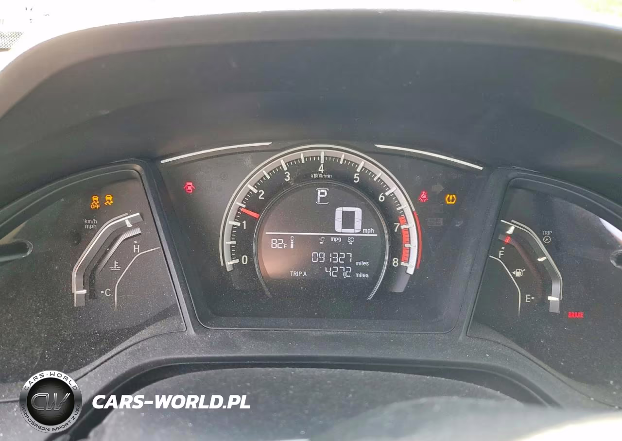 2017 Honda Civic Lx VIN:19XFC2F55HE204490 - 9