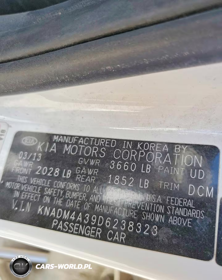 2013 Kia Rio Lx VIN:KNADM4A39D6238323 - 12