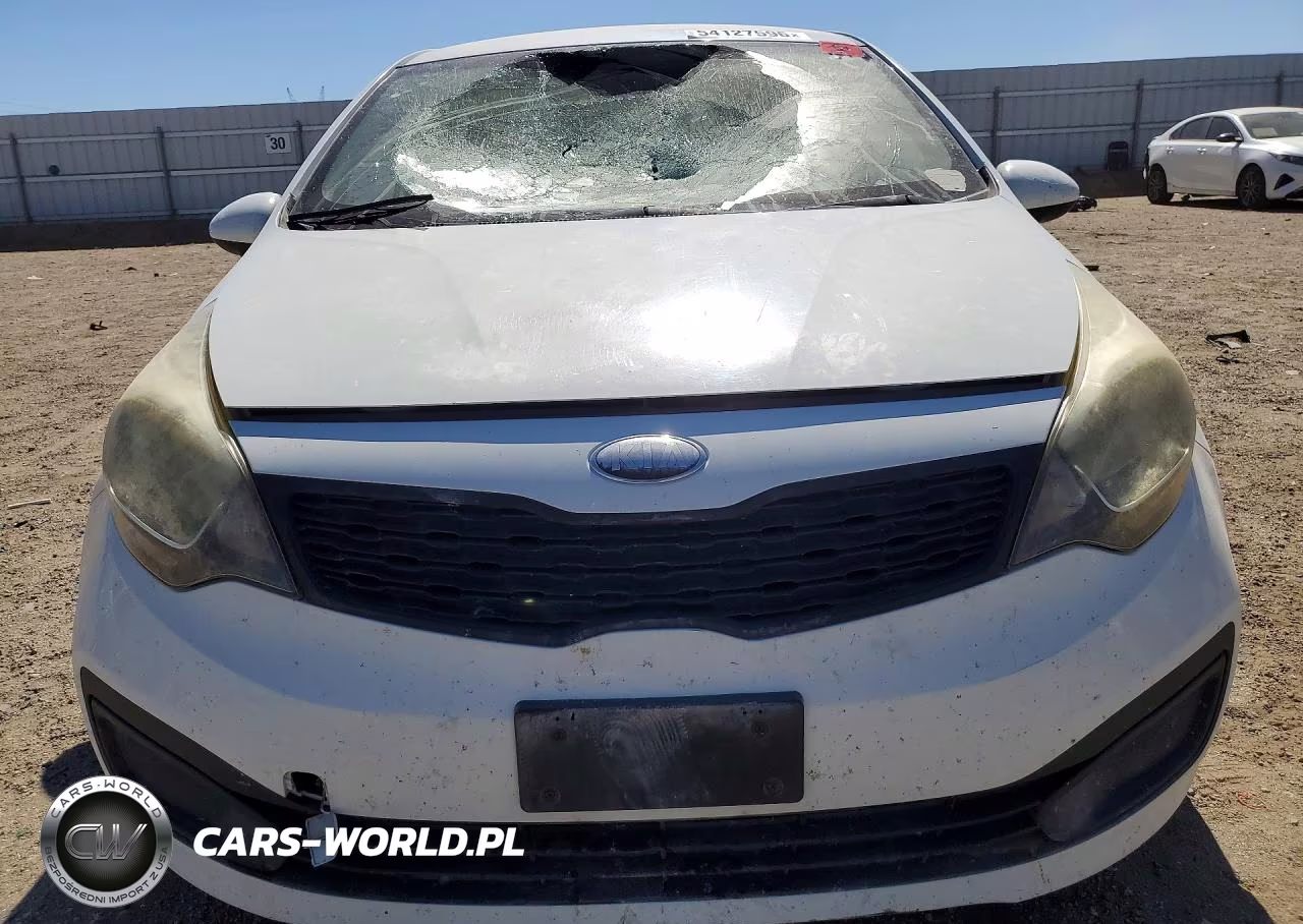 2013 Kia Rio Lx VIN:KNADM4A39D6238323 - 5