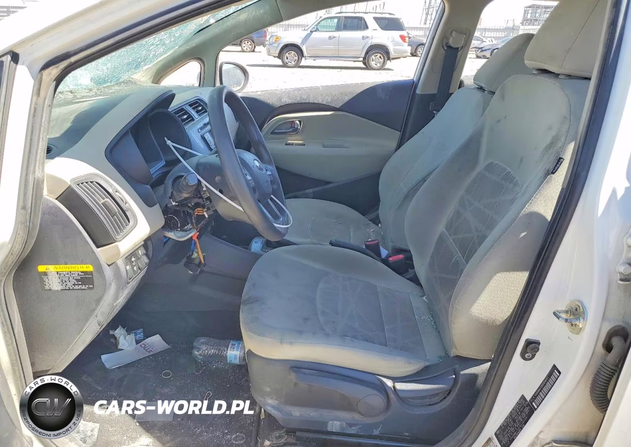2013 Kia Rio Lx VIN:KNADM4A39D6238323 - 7