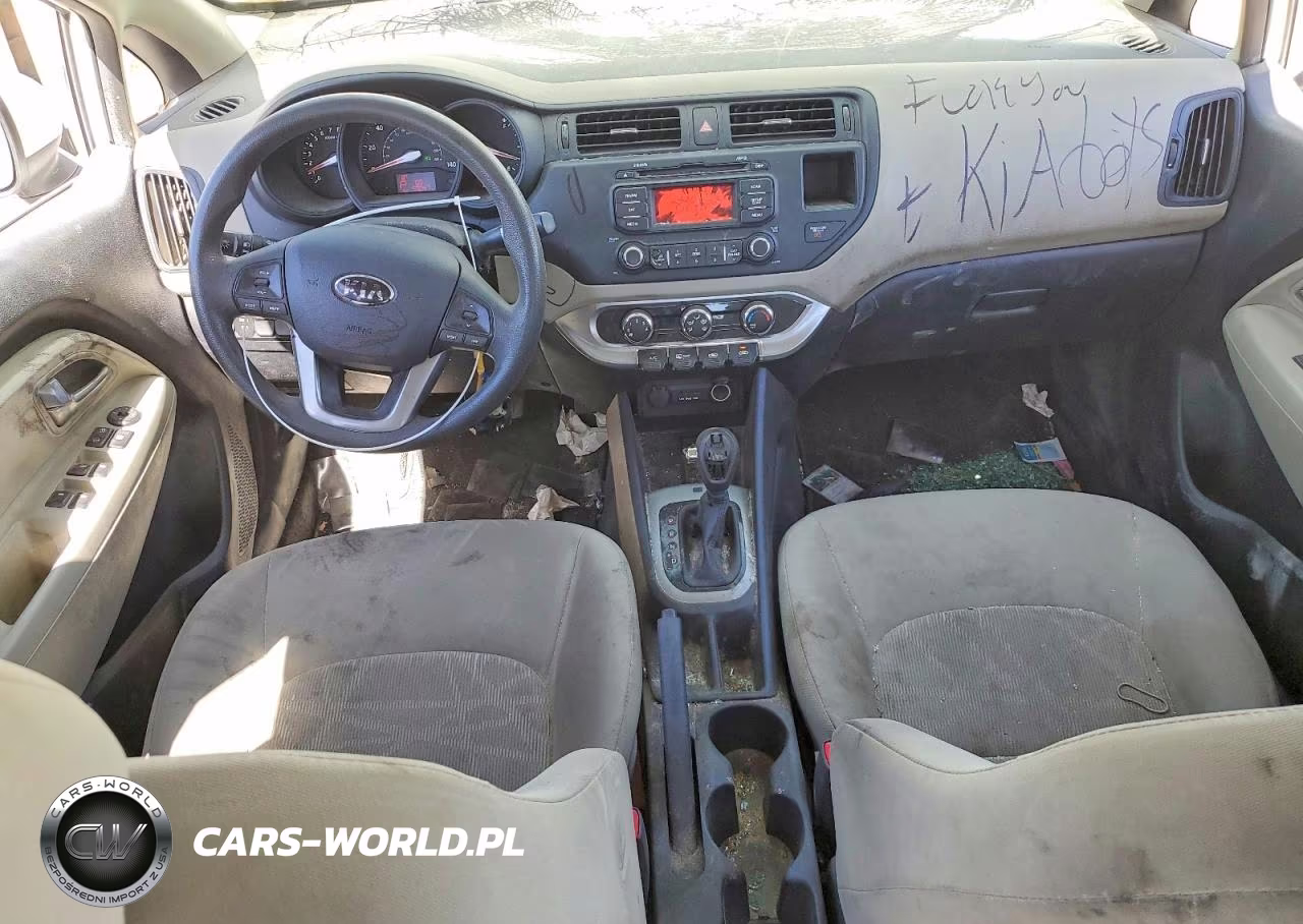 2013 Kia Rio Lx VIN:KNADM4A39D6238323 - 8