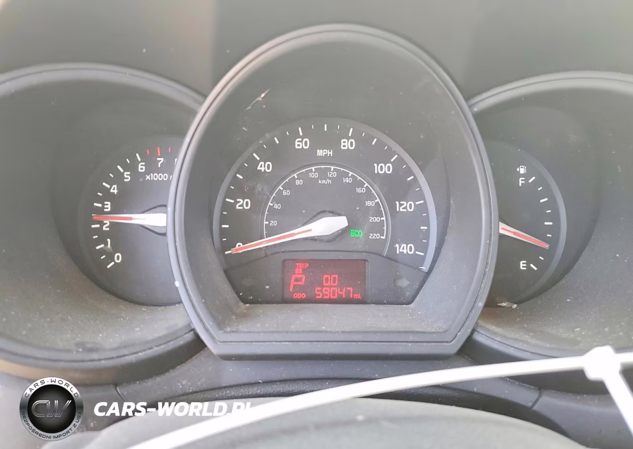 2013 Kia Rio Lx VIN:KNADM4A39D6238323 - 9