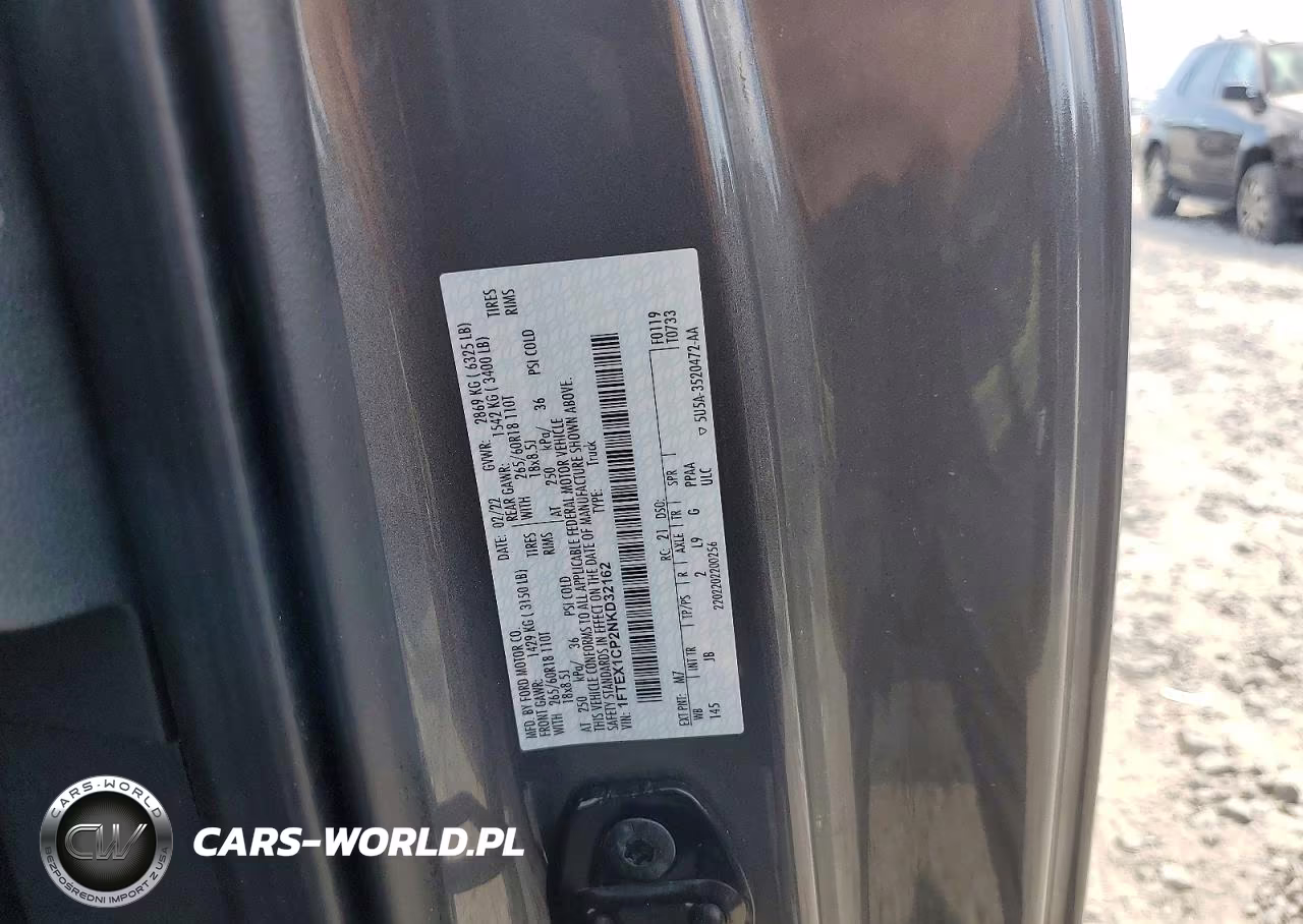 2022 Ford F150 Super Cab VIN:1FTEX1CP2NKD32162 - 12