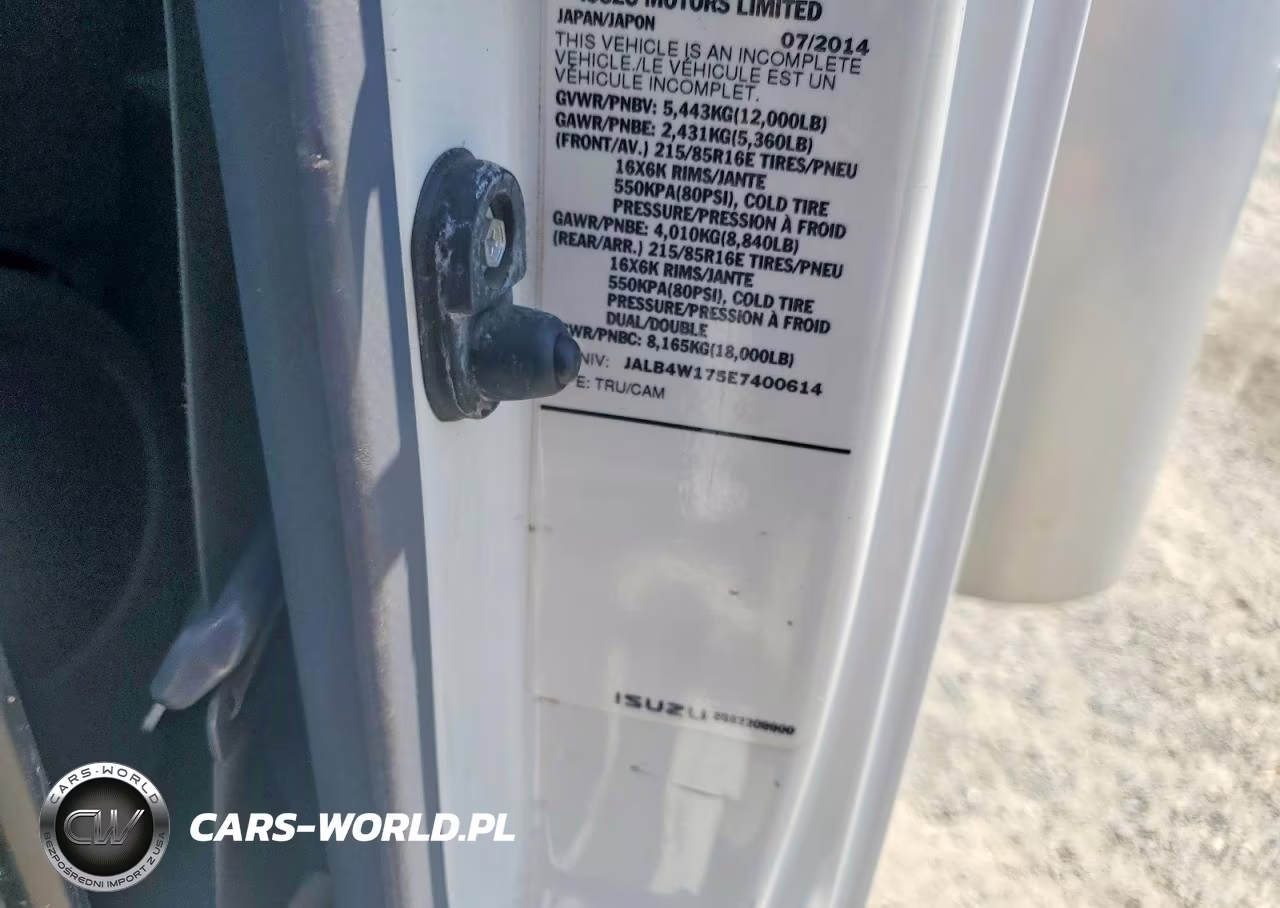2014 Isuzu Npr VIN:JALB4W175E7400614 - 13