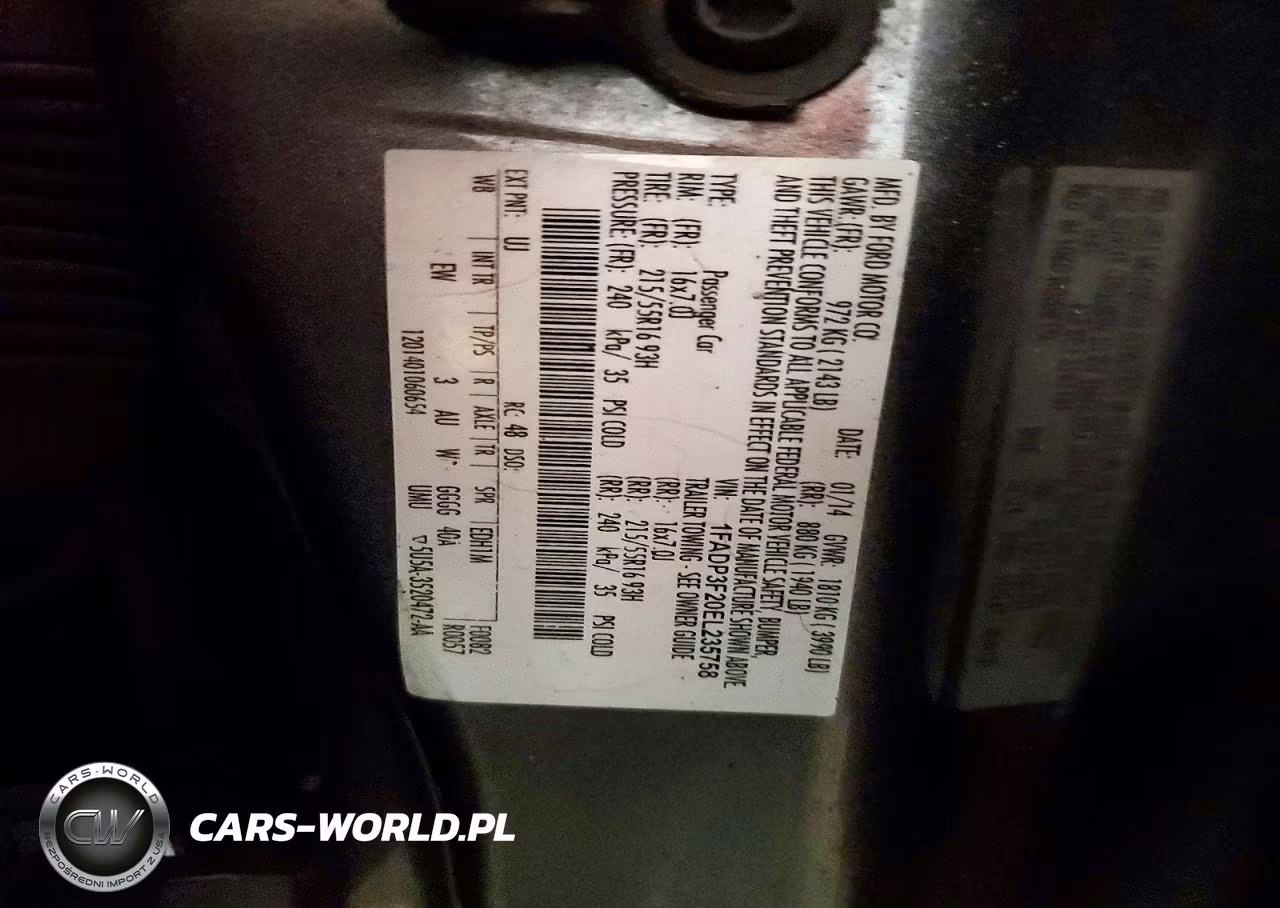 2014 Ford Focus Se VIN:1FADP3F20EL235758 - 13