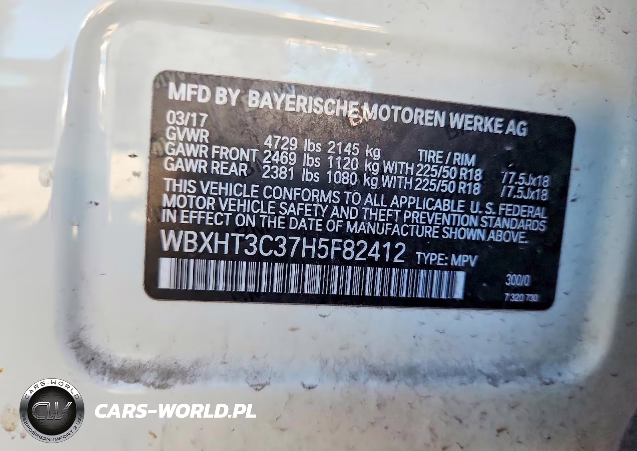 2017 BMW X1 xDrive28I VIN:WBXHT3C37H5F82412 - 12