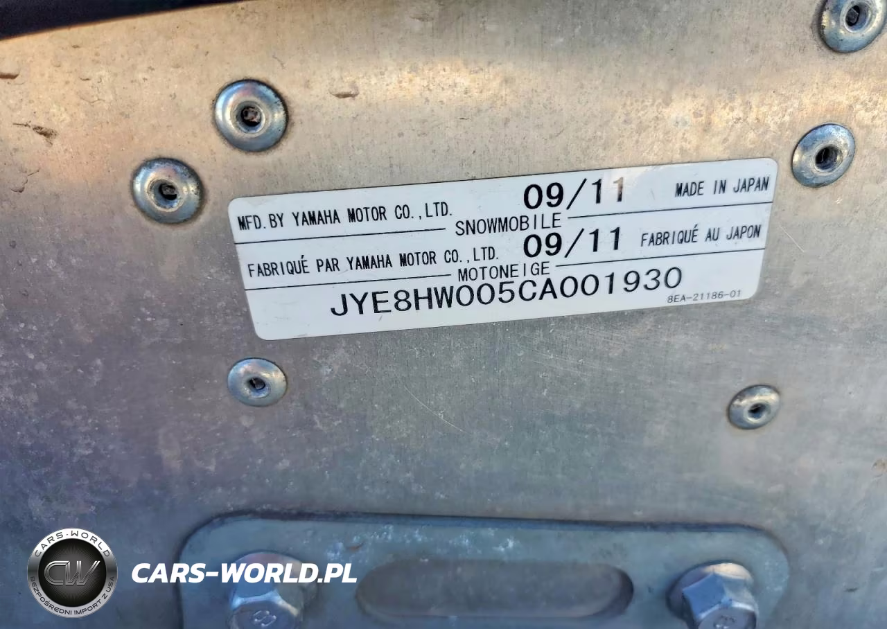 2012 Yamaha Vector VIN:JYE8HW005CA001930 - 10