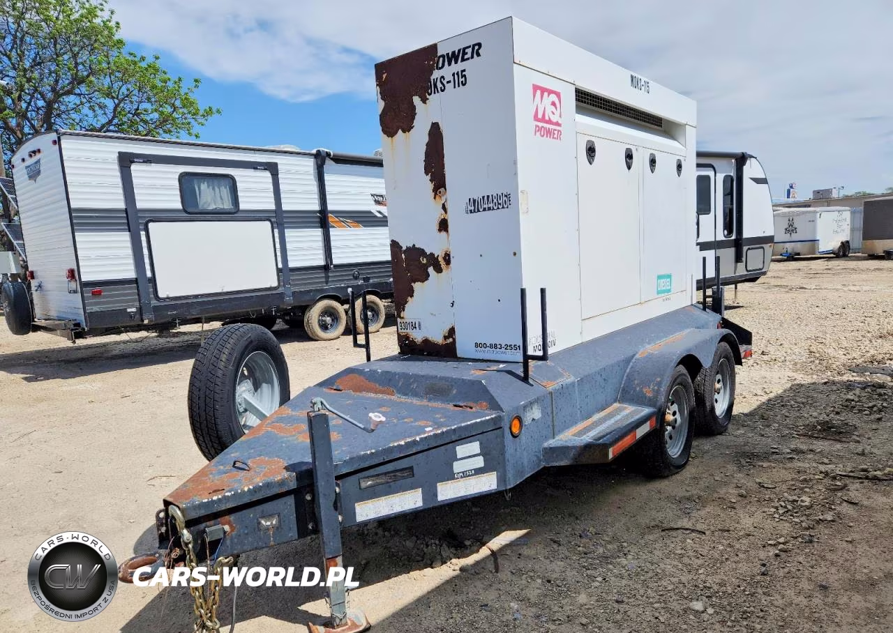 2008 Mq Power Gt-180 Generator VIN:1Z9BG15248C334008 - 2