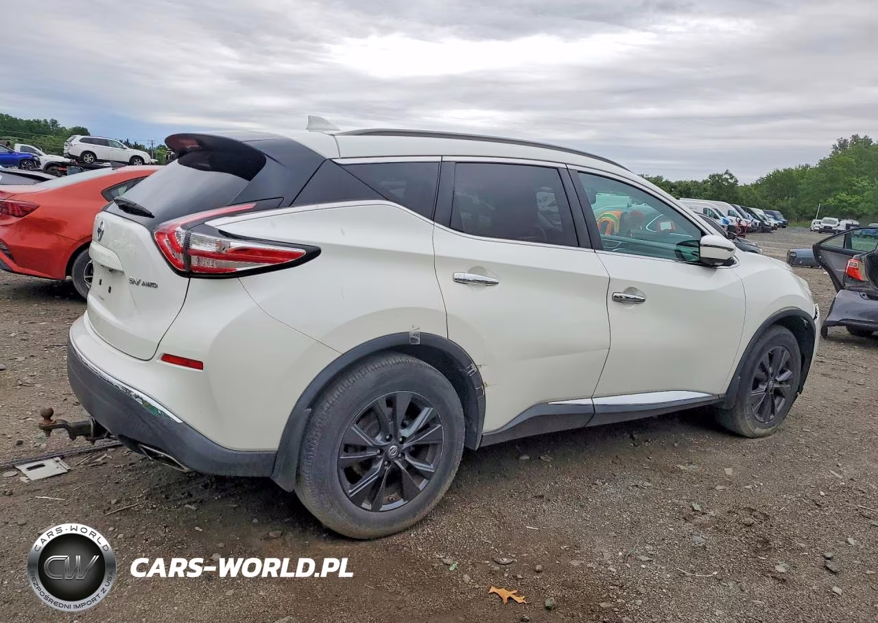 2017 Nissan Murano Sv VIN:5N1AZ2MH8HN188878 - 3