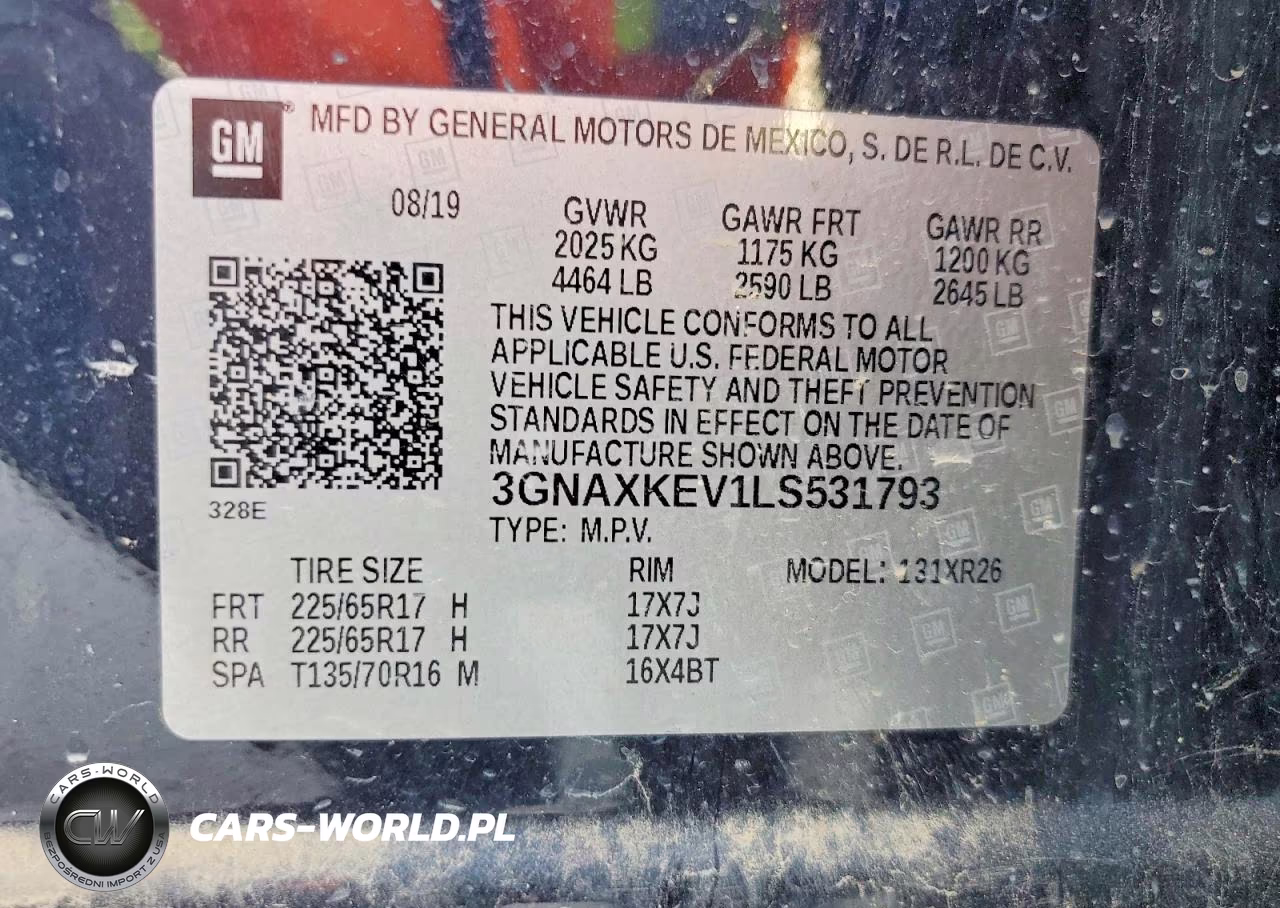 2020 Chevrolet Equinox Lt VIN:3GNAXKEV1LS531793 - 13