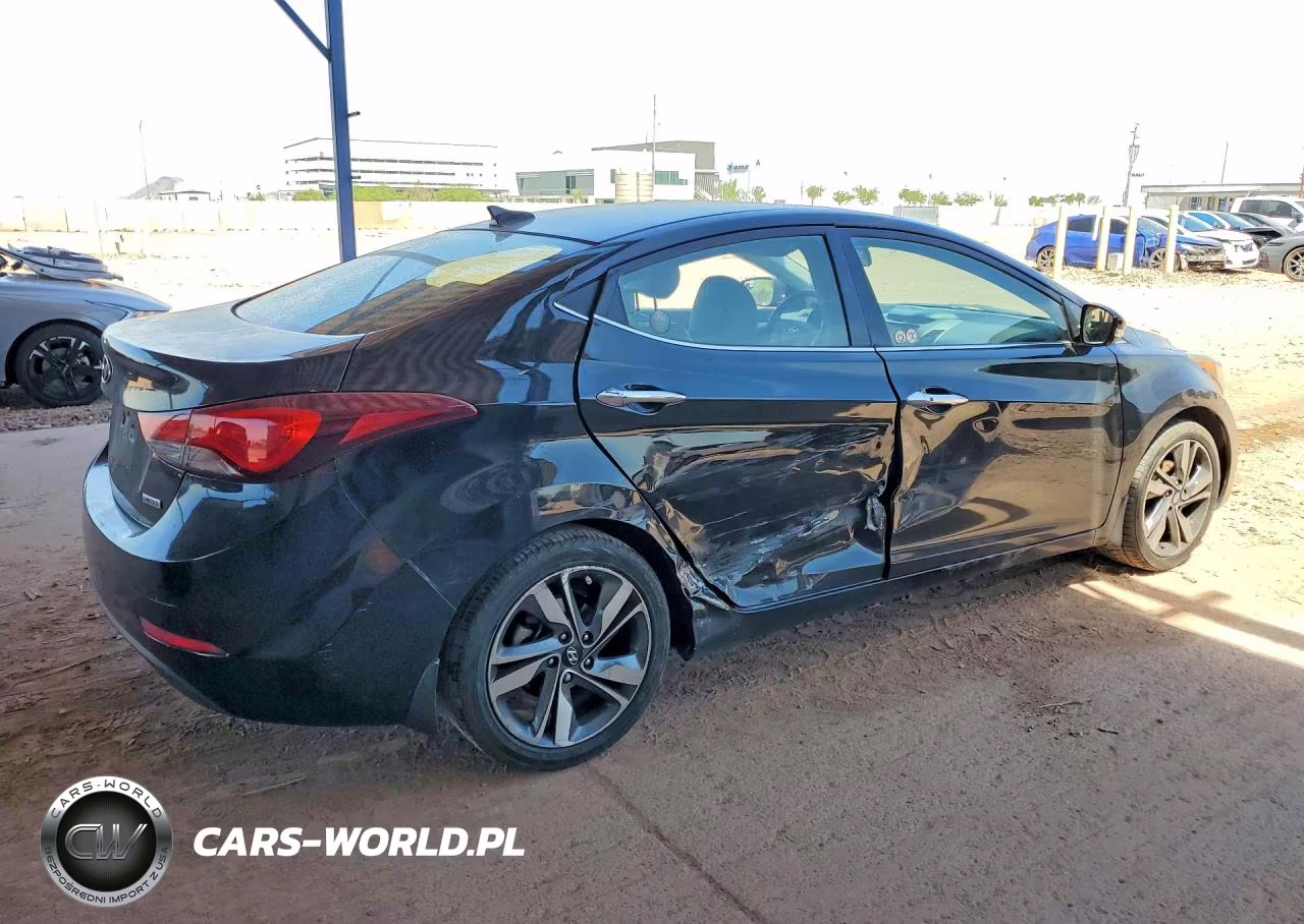 2014 Hyundai Elantra Limited VIN:KMHDH4AE6EU085868 - 3